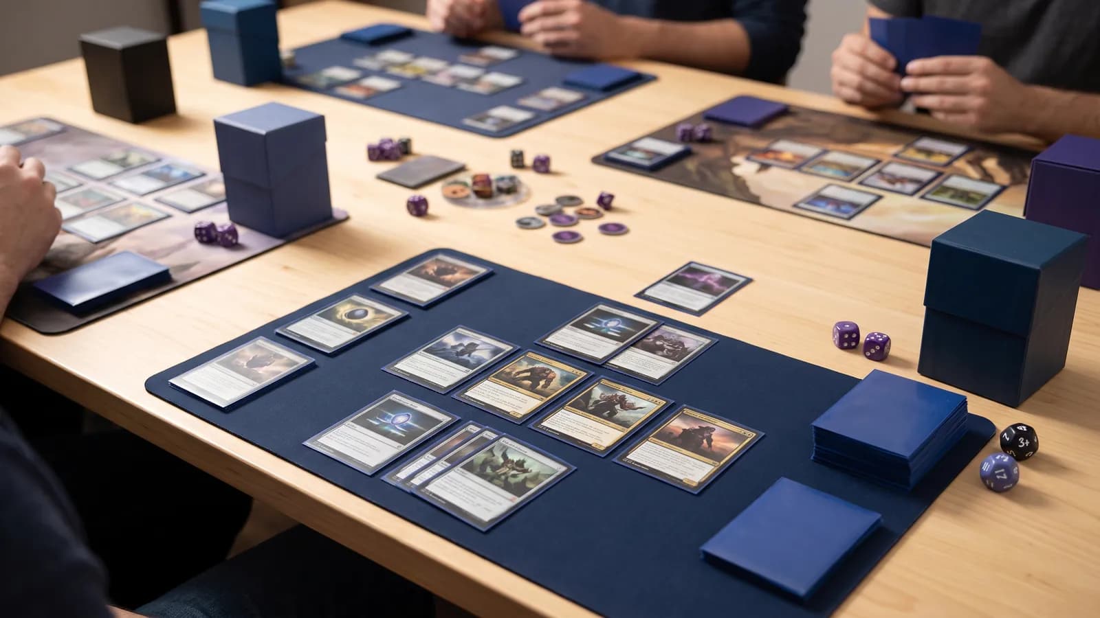 Straightforward Commander deck developing an incremental board in a casual game