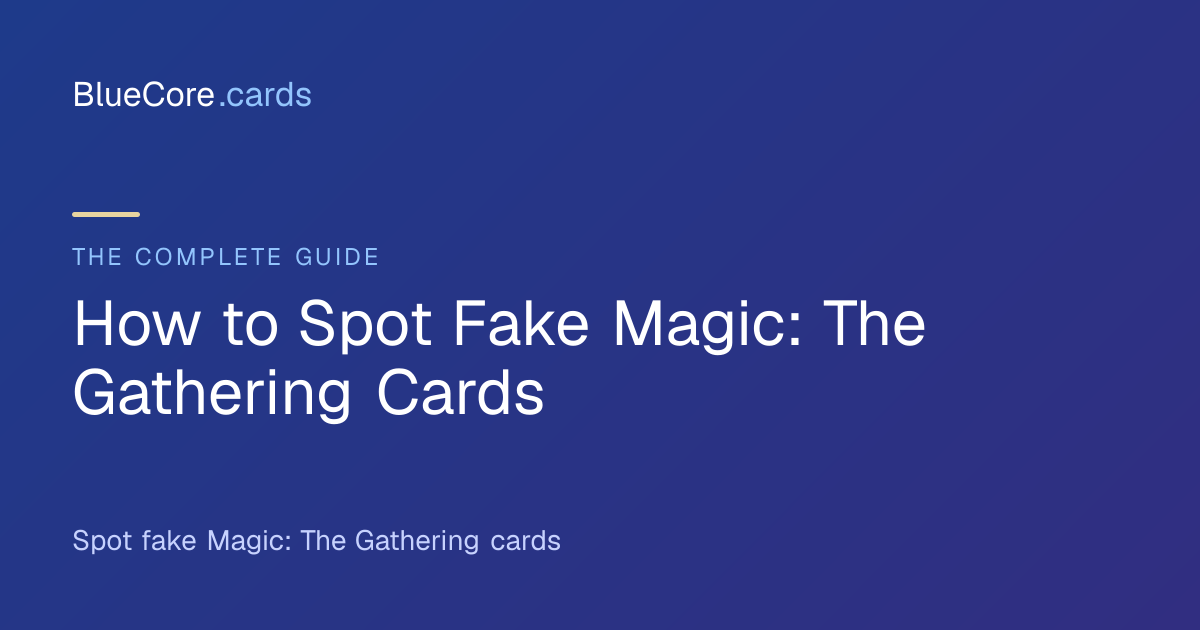 bluecore.cards — Commander Deck Analyzer & Bracket Calculator